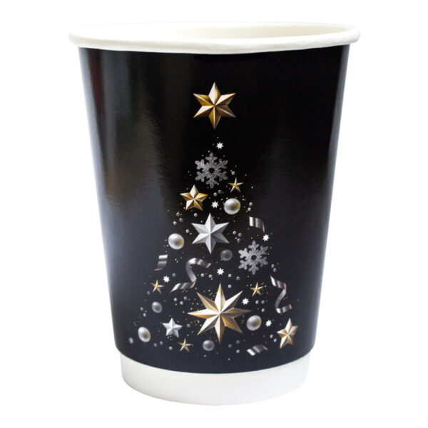 FESTIVE BLACK CHRISTMAS CUPS